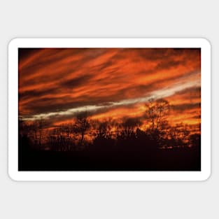 Fiery Sky Sticker